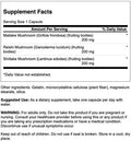 Swanson Mood Shrooms - 3-in-1 Formula 60 Caps