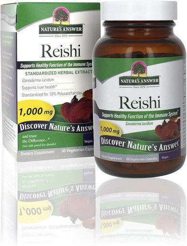 Nature's Answer Reishi Std 60 ct