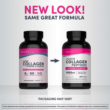 NeoCell Super Collagen Type I & III + Vitamin C - 360 Tablets