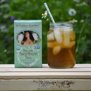Organic Heartburn Tea for Occasional Pregnancy Heartburn, 16 Teabags/Box (Pack of 3)