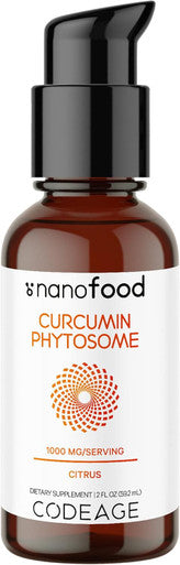 Codeage Liposomal Curcumin Phytosome Liquid Supplement Turmeric Curcumin Vegan Liquid Drops Plant-Based Curcuma Longa Dropper Curcumina Sunflower Phospholipid Sugar- Citrus Flavor 2 fl oz