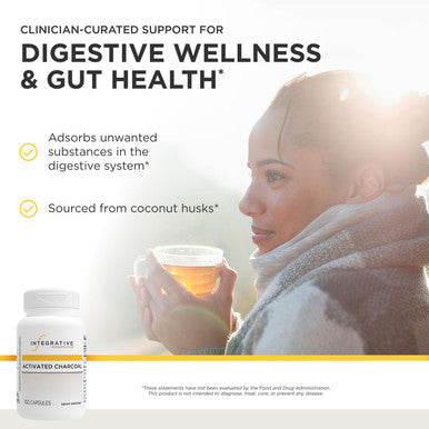 Integrative Therapeutics Activated Charcoal 100 Capsules