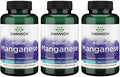 Swanson Albion Chelated Manganese Glycinate 40 Milligrams 180 Capsules (3 Pack)