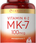 Carlyle Vitamin K2 Supplement 100Mcg | K2 Mk7 | 150 Softgels | Non-Gmo, Gluten Free