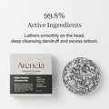 Arencia Night Shadow Biotin Shampoo Bar For Regrowth & Hair Loss, Darkening, Gray Hair Strengthening & Volumizing Normal To Oily Hair Vegan, Natural, Ph Balanced, Sulfate