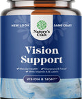 Natures Craft Eye Support Pure Lutein Supplement with Vitamin A Best Natural Visual Function for Women & Men Prevent Macular Degeneration Vitamins Anti Age Loss Vision Repair Formula