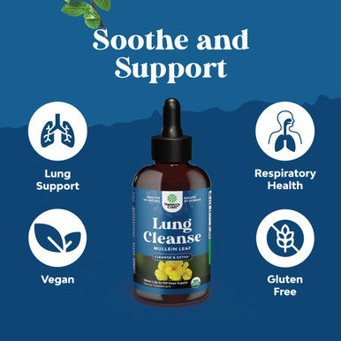 Natures Craft Bundle of USDA Organic Mullein Leaf Drops for Sinus Immunity & Breathing NAC Supplement for Liver Cleanse Detox Kidney Support Lung Health Immunity and Brain Supplement