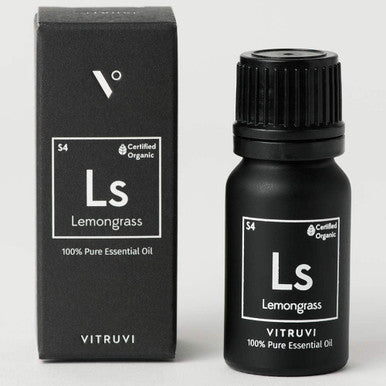 Vitruvi Organic Lemongrass, 100% Pure Premium Essential Oil (0.3 fl.oz)