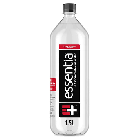 Essentia Water LLC, Ionized Alkaline Bottled Water; 99.9% Pure, Infused with Electrolytes, 9.5 pH or Higher a Clean, Smooth Taste, 20 Fl Oz (Pack of 24)