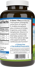Carlson EGems Plus Natural Vitamin E 400 IU Supports a Healthy Heart 250 soft gels