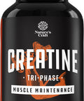 Natures Craft High Strength Tri Phase Creatine Pills - Muscle Mass Gainer and Muscle Recovery Creatine HCL Pyruvate and Creatine Monohydrate Pills-Optimal Muscle Builder Creatine Supplement for Men and Women-240ct