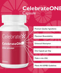 Celebrate Vitamins Celebrateone, Iron - Once Daily Bariatric Multivitamin, Essential Vitamins & Minerals - Gastric Bypass & Sleeve Gastrectomy Supplement (30 Capsules)