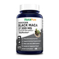 NusaPure Black Maca Root 37,500mg Equivalent per caps (50:1 Extract) 200 Veggie Capsules (Vegan, Non-GMO, Gluten-Free)