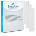 Newgel+ Advanced Silicone Scar Treatment Strip 1 Mm Thick For Optimal Occlusion To Scars From Surgery, Injury, Keloids, Burns, Reusable, 1" X 3" (3 Count) - Clear