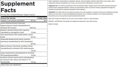 Swanson Leg Vein Essentials - Delayed Release - 60 Veg Capsules