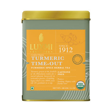 Luxmi Estates Herbal Tea Collection Loose Leaf Tea x 3 | Turmeric Tea Ashwagandha Tea African Rose Tea | USDA Organic Herbal Tea |