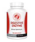 Silver Fern Brand Ultimate Digestive Enzyme Supplement - 1 Bottle = 30 Caplsules - High Potency, Multi Enzyme - Digestive Comfort & Food Tolerance - Hemicullulase, Peptidase, Maltase, More