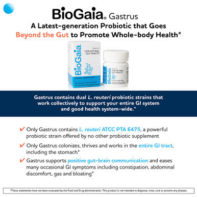 BioGaia Gastrus Chewable Tablets 30 ea