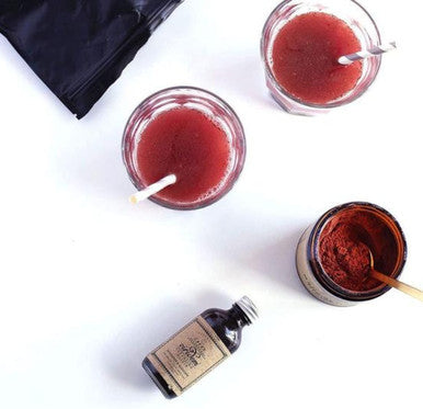 Anima Mundi Mangosteen Hibiscus Beauty Tonic - Organic Mangosteen Fruit Powder with Hibiscus Flower - Contains Naturally-Occurring Vitamin C from Mangosteen for Skin and Immune Support (4oz / 113g)