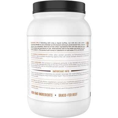 Left Coast Performance 2lb Pure Bone Broth and 2lb Chocolate Bone Broth