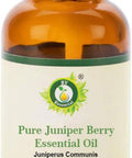 R V Essential Pure Juniper Berry Essential Oil 15ml (0.507oz)- Juniperus Communis (100% Pure and Natural Therapeutic Grade)