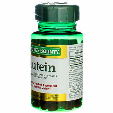 Nature's Bounty Lutein -- 20 Mg - 40 Softgels