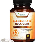 Electrolyte Hydration Tablets - Keto Friendly Zero Calorie Electrolytes Supplement for Rapid Rehydration & Recovery, Gluten-Free with Potassium and Magnesium for Sports and Exercise - 60 Capsules