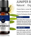 Juniperberry Essential Oil (10ML), 100% Pure Natural Aromatherapy Juniperberry Oil for Diffuse