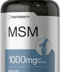 MSM Supplement Capsules | 1000mg | 250 Count | Non-GMO and Gluten Free Formula | Methylsulfonylmethane | by Horbaach