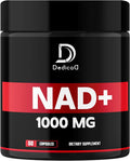 Nad+ Supplement 1000 Mg - Pure Nad Supplement - Energy And Dna Repair, Aging Defense, Brain Function - 60 Capsules