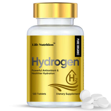 Life Nutrition 120 Tablets H2 Molecular Hydrogen Water Tablets with Magnesium Dietary Supplement Supports Brain Health and Cognitive Function