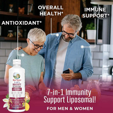 Maryruth Organics Elderberry Liquid with Vitamin C and Zinc for Adults & Kids | 7 in 1 Immune Support & Defense Liquid Vitamins | Vegan | Gluten | Non-GMO | 30 Servings