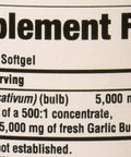 Puritans Pride Garlic Oil 5000 Mg 250 Count