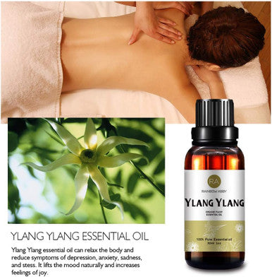 Ylang Ylang Essential Oil 30ml (1oz) - 100% Pure Therapeutic Grade for Aromatherapy Diffuser, Massage, Skin Care