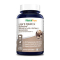 NusaPure Lions Mane 20:1 Extract (20,000 mg Equivalent) - Made with Organic Lion`s Mane and Bioperine - 30% Polysaccharides - 120 Veggie Caps. Non-GMO &