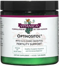 Vitanica Optinositol Dr Formulated Myo-Inositol & D-Chiro Inositol Powder 4100 mg 30 Day Supply Ovulation and Fertility Support Supplement for Women Gluten Non-GMO Vegan 4.4 Ounce