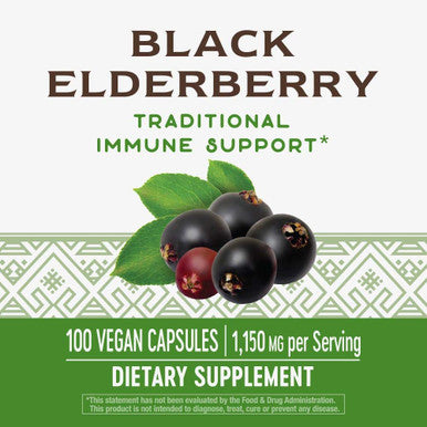Nature's Way Elderberry, 100 Cap, (Pack of 2)
