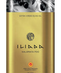 Iliada Kalamata PDO Extra Virgin Olive Oil, 3Lt | Multi-Awarded | Single Region 100% Greek | Monovarietal Koroneiki | Cold Press | Polyphenol Rich | Chef's Favorite