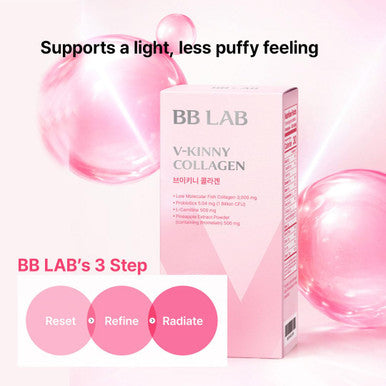 BB LAB Gift for Women Debloat Collagen Powder Drink Mix 3,000mg Marine Collagen Peptides Zero Sugar with Probiotics & Bromelain for Digestive Support Pink Lemonade 15 Sticks