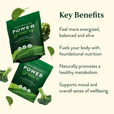 Nature'S Sunshine Power Greens - Wholefood Performance Greens (Power Pouch)