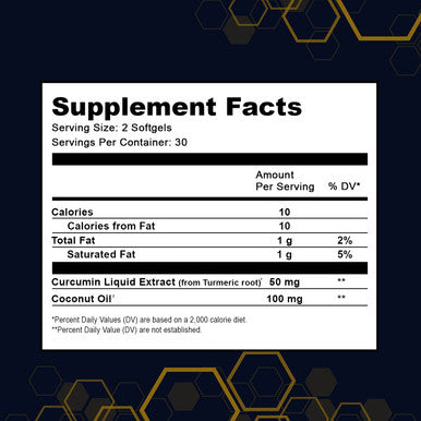NATURAL STACKS Turmeric Curcumin 60 ct. - 185x More Bioavailable Liquid Soft Gel - Supports Healthy Joints, Brain Function and Inflammation Response - 100mg Organic Coconut Oil for Rapid Absorption