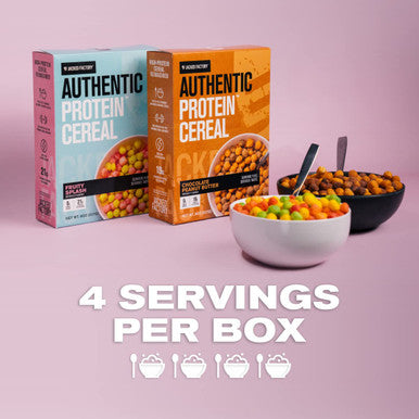 Authentic High Protein Cereal Fruity Citrus Splash Flavor 21g Protein Low Sugar Low Carb Gluten Cereal Healthy Breakfast and Snack Cereal 4 Servings