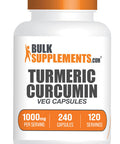 Bulksupplements.Com Turmeric Extract Capsules - Curcumin Supplements, Turmeric Curcumin 1000Mg, Turmeric Supplement - 2 Turmeric Capsules Per Serving, Vegan & Gluten Free, 240 Veg Capsules
