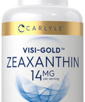 Carlyle Zeaxanthin 14 Mg | 120 Softgels | Supports Eye Health | Non-Gmo, Gluten Free Supplement