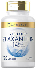 Carlyle Zeaxanthin 14 Mg | 120 Softgels | Supports Eye Health | Non-Gmo, Gluten Free Supplement