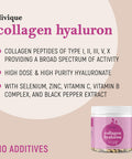 Divique Collagen Capsules Divique Collagen Hyaluron 1500mg Collagen Peptides Type 1 2 3 5 10 + Hyaluronic Acid - 270 Capsules High Dose - Vitamin C (Camu Camu) Vitamin B Complex Piperin Selenium Zinc