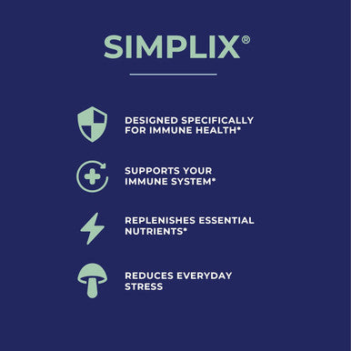 Simplix Natural Supplement To Strengthen The Immune System Respond To Outbreaks Source Of Highly Researched Mushroom & Seaweed Polysaccharides 60 Veggie Capsules (1 Pack)