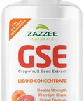 Zazzee Grapefruit Seed Extract (Gse) 4 Ounces | 2X Potency | Maximum Strength | High Absorption | 480 Servings | 100 Mg Per Servi