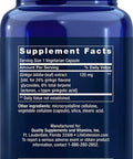 Life Extension Ginkgo Biloba 120mg 365 Capsules