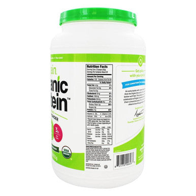 Orgain Organic Plant Based Protein Powder Natural Unsweetened Vegan Low Net Carbs 1.59 Pound Organic Plant Based Protein Superfoods Powder Vanilla Bean Vegan Non Dairy 2.02 lb